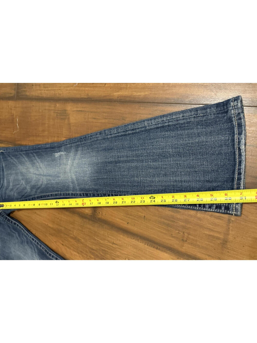 RARE VTG Miss Me Bootcut Jeans Embroidered Rhinestone Blue Western Stretch Women - Picture 6 of 12